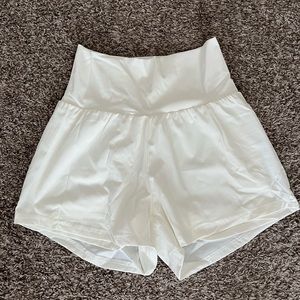 High waisted athletic shorts